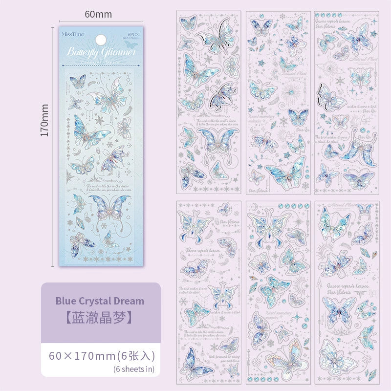 #20609 Butterfly Glimmer Series Sticker