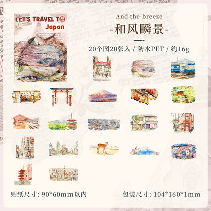 #20568 Let's Travel Series Sticker