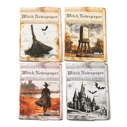 #20342 Witch Newspaper Series Sticker