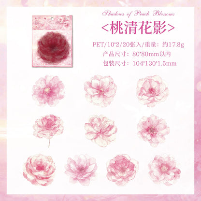 #20286 Watercolor Flower Series Sticker