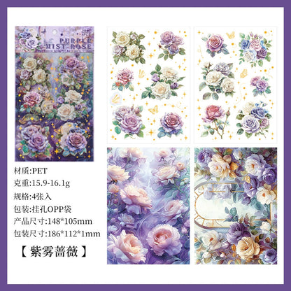 A1#20396 Shiny Rose Series Sticker