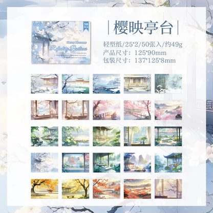 #20096 Acient Villa Series Sticker Book