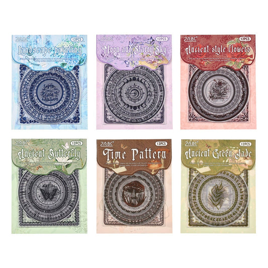 #20203 Vintage Stamp Series Sticker