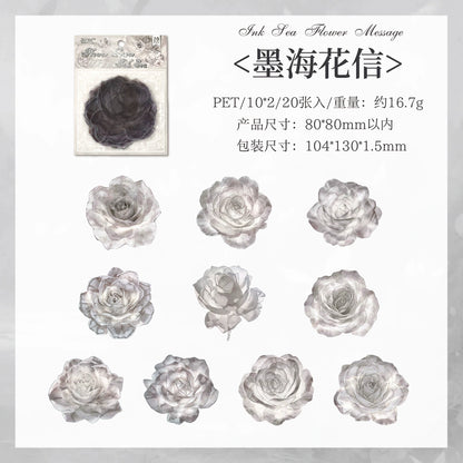 #20286 Watercolor Flower Series Sticker