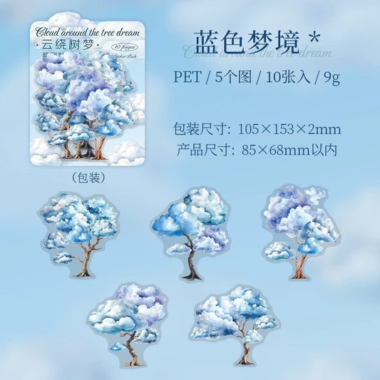 #20263 Cloud Tree Series Sticker