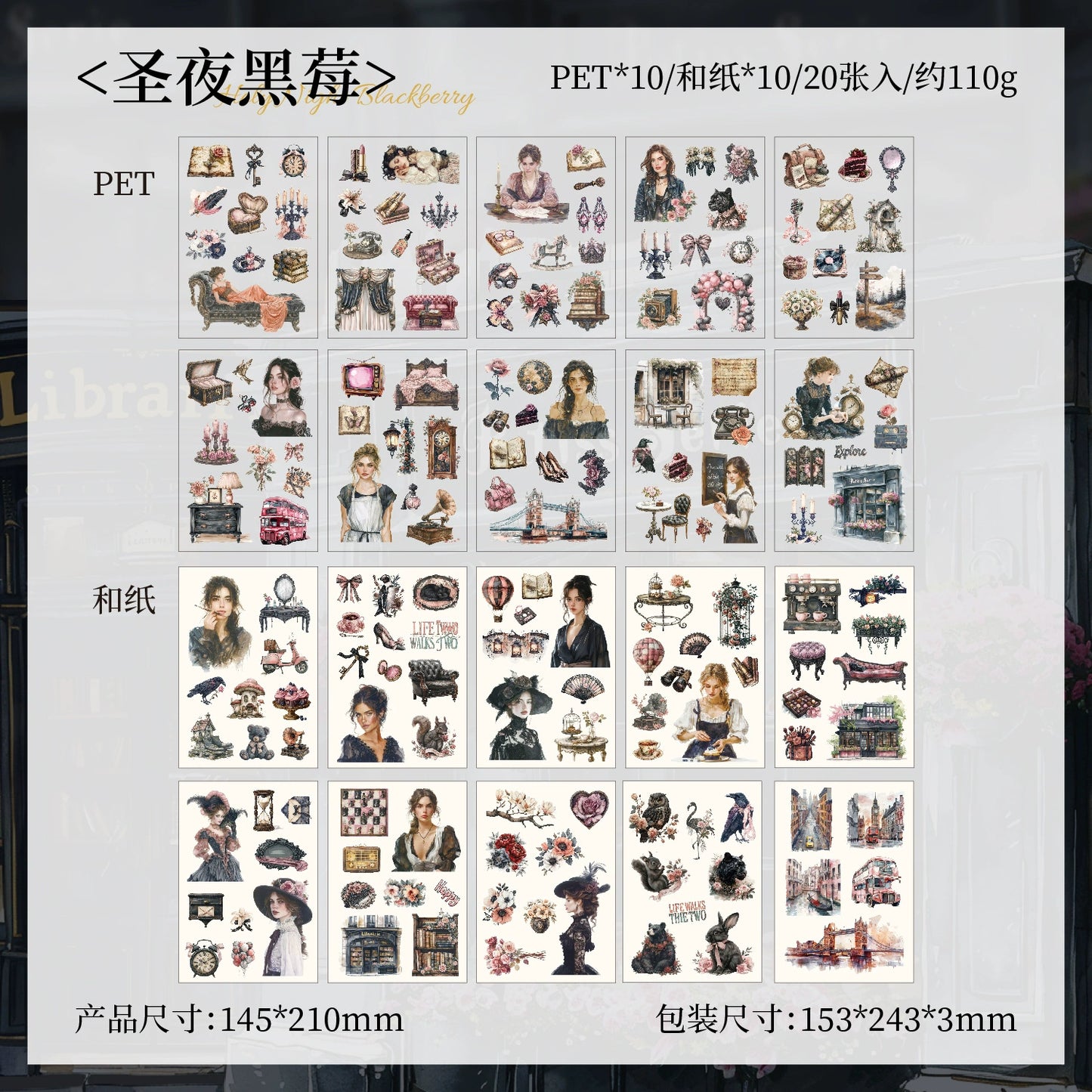 #20301 Fntasy Vacation Series Sticker Book