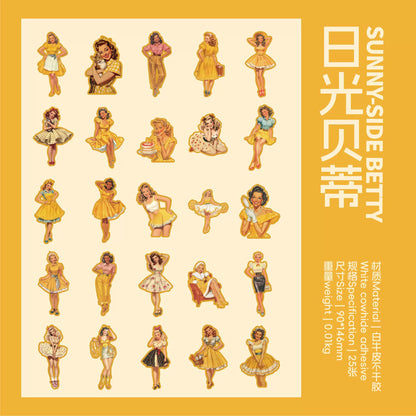 #20377 Vintage Beauty Series Sticker