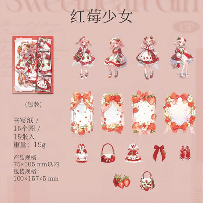 #02924 Fruit Girl Series Sticker