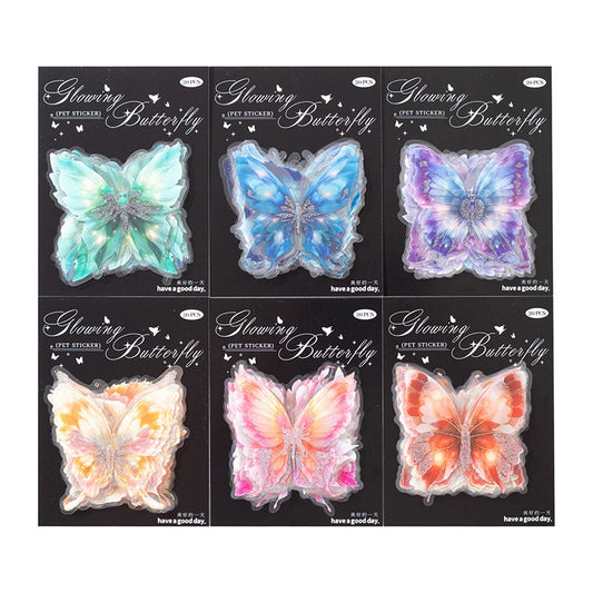 #02941 Shinny Butterfly Series Sticker