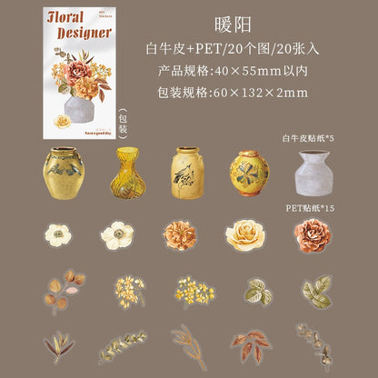 #20253 Floral Designer Series Sticker