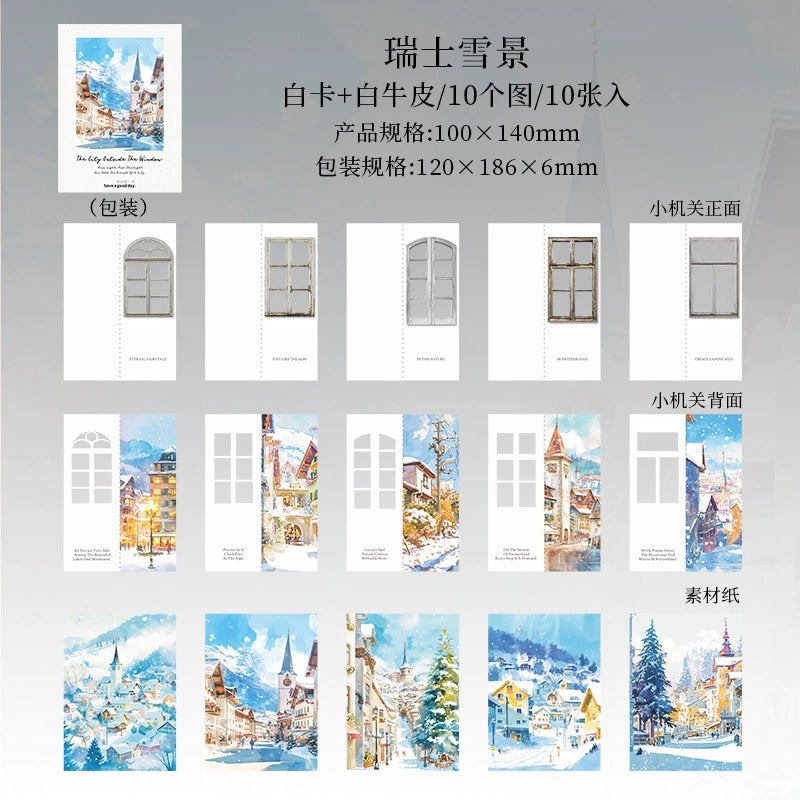 #02960 Window Scenery Series Sticker