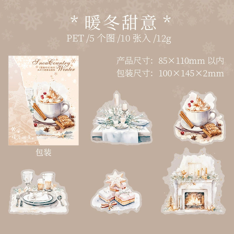 B1#20439 Winter Scenery Series Sticker