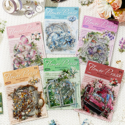 #02945 Flower Praise Series Sticker