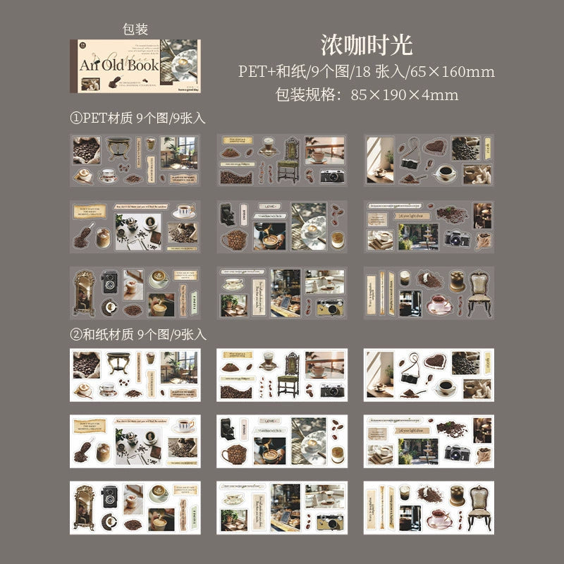 #20553 An old Book Series Sticker Book