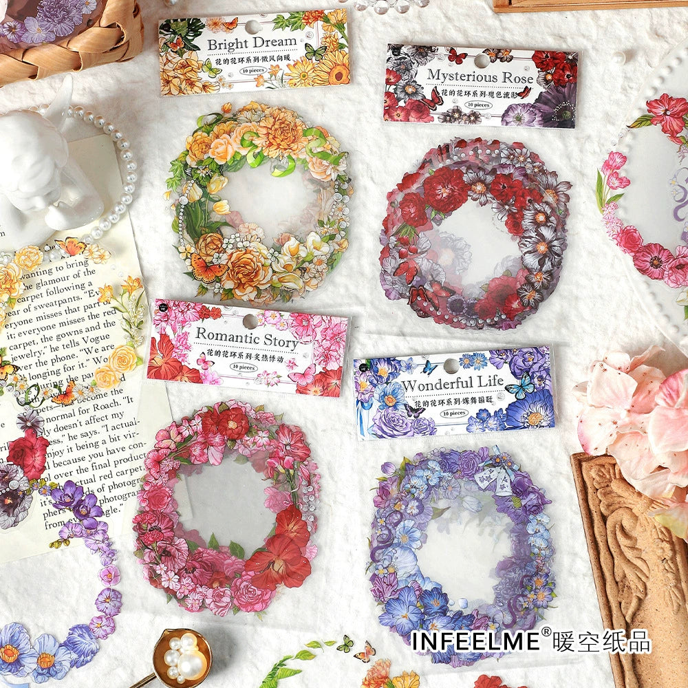 #20229 Flower Ring Series Sticker