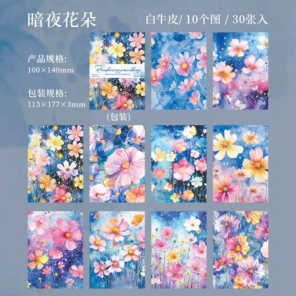 #02940 Flower Series Paper