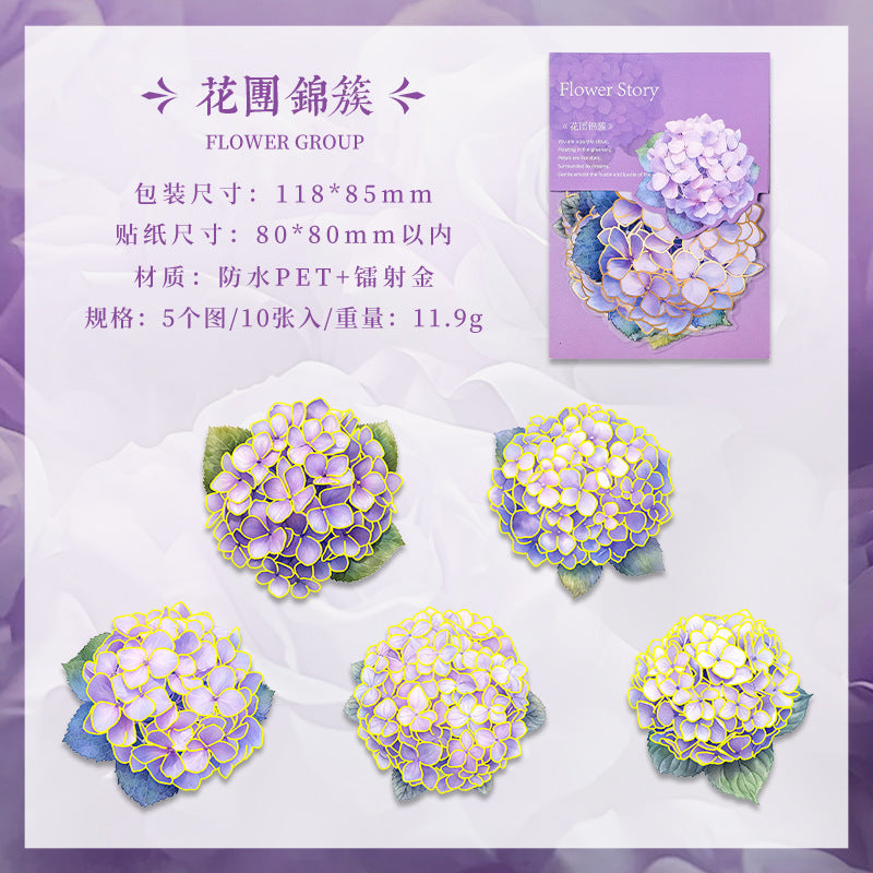 #20277 Flower Story Series Sticker