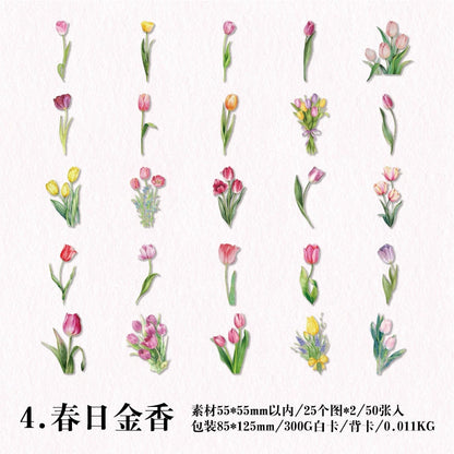 #20012 Flower and Plant Series Sticker