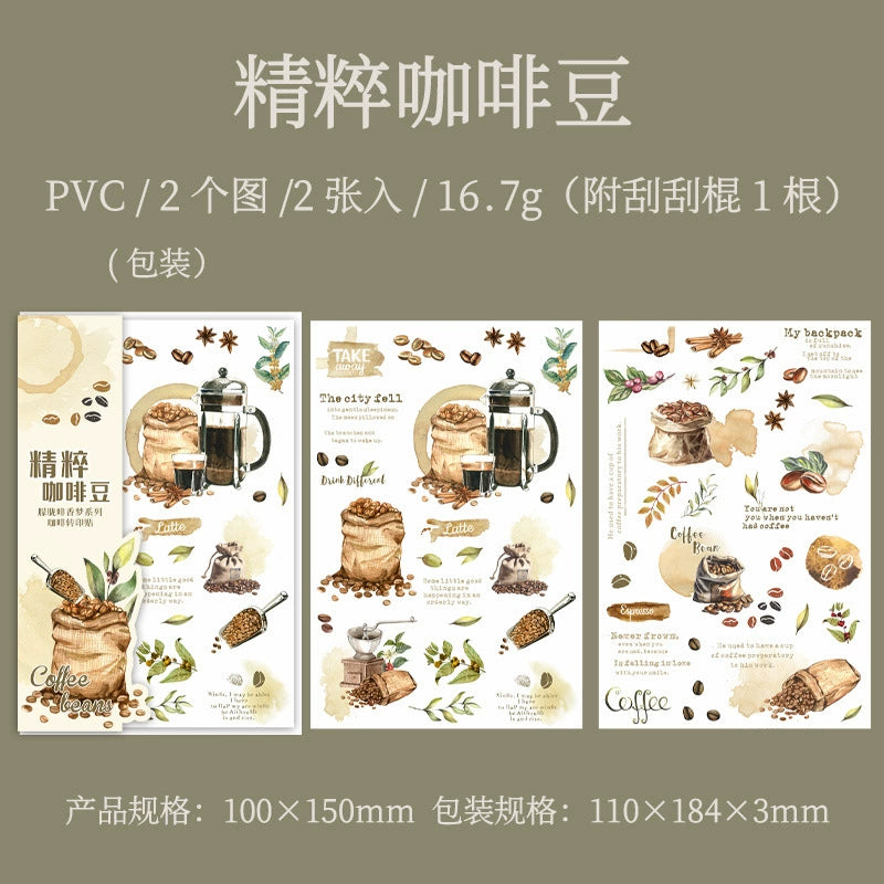 #20316 Coffee Series Transfer Sticker
