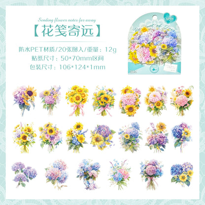 #20077 Flower Bundle Series Sticker