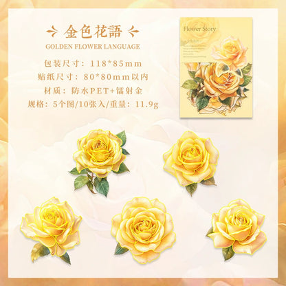 #20277 Flower Story Series Sticker