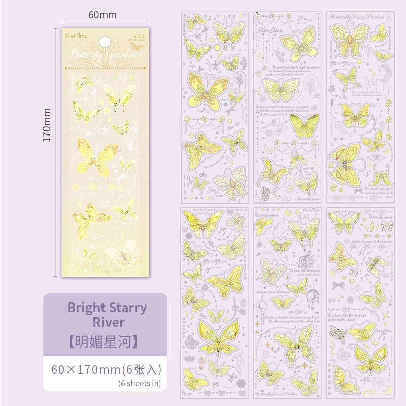 #20609 Butterfly Glimmer Series Sticker