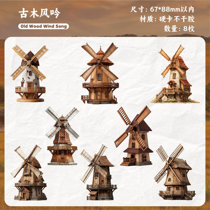 B4#20539 Windmill Series Sticker