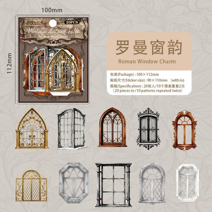 #20382 Vintage Window Series Sticker