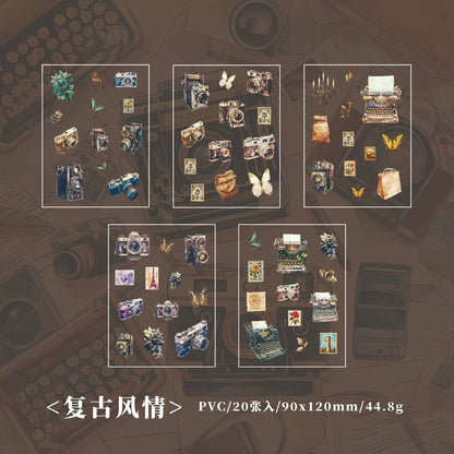 #20261 Vinage Memory Series Sticker Book