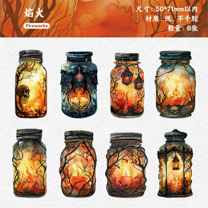 #20268 Creepy Bottle Series Sticker