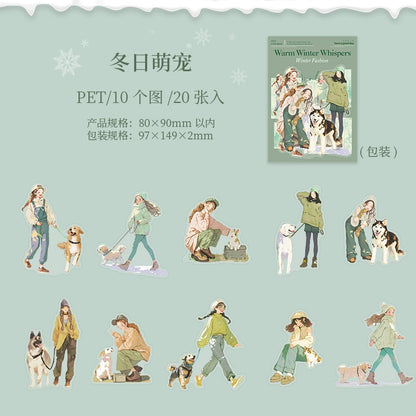 #20196 Winter Girl Series Sticker