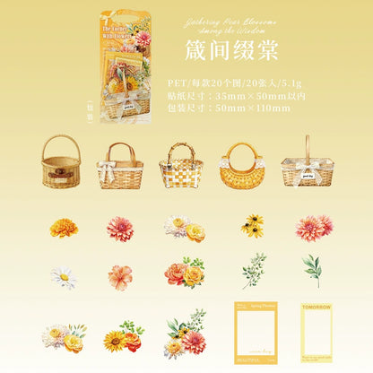 #20579 The Corner with Flower Series Sticker