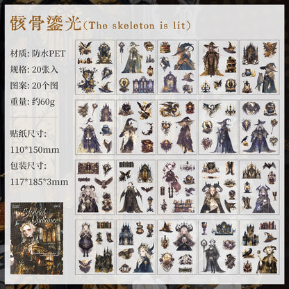 #02956 Gothic Princess Series Sticker