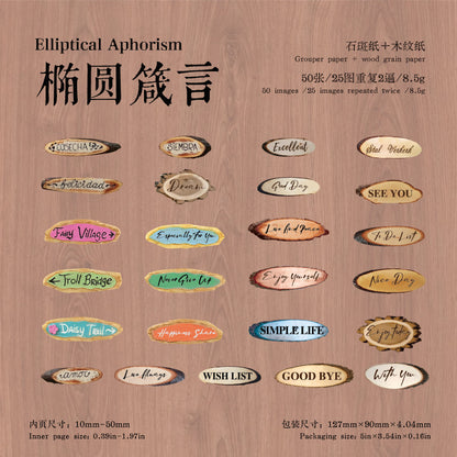 #20402 Word Tag Series Sticker