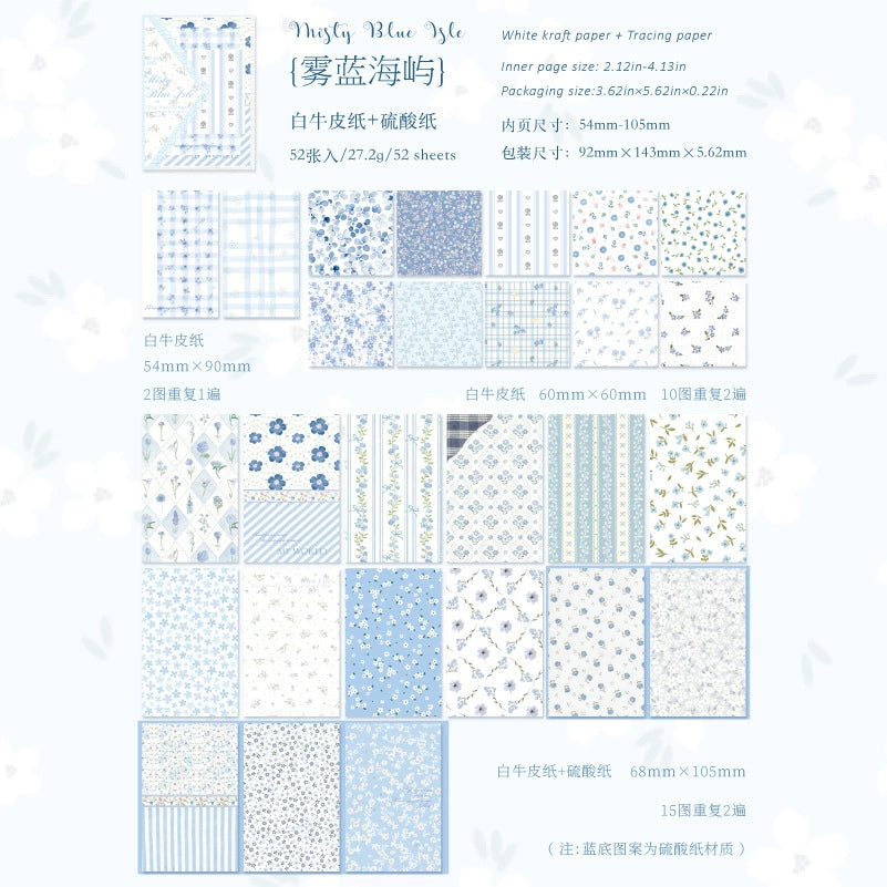 #20613 Floral Trace on Paper Series Paper