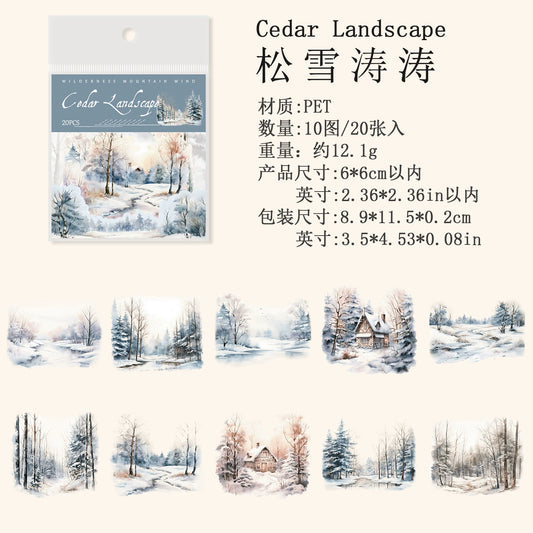 #20454 Four Season Series Sticker