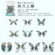 #20232 Butterfly Feather Series Sticker