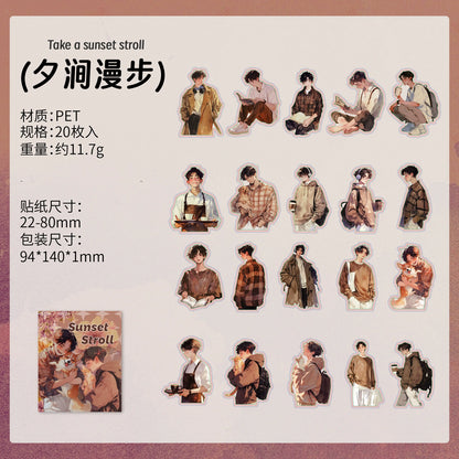 #02908Girls and Boys Series Sticker