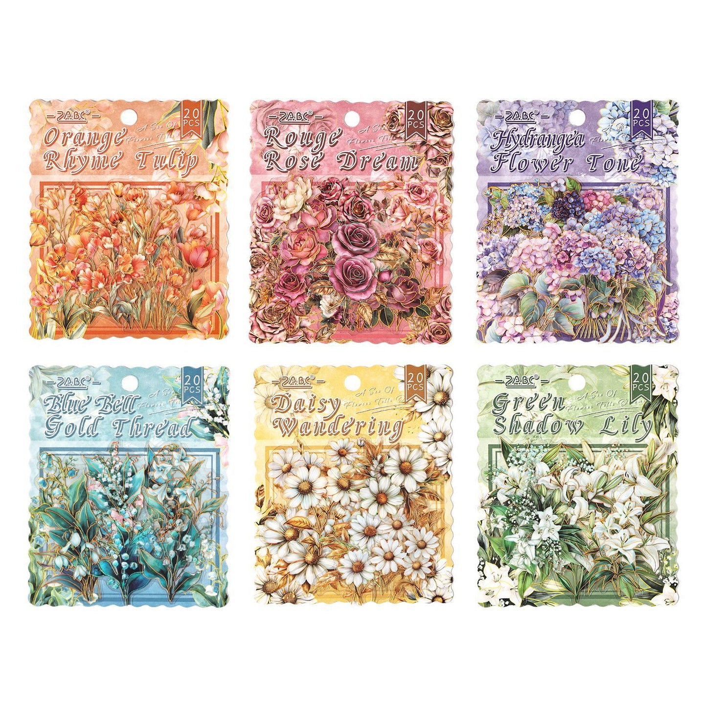 A1#20544 Rouge Rose Dream Series Sticker
