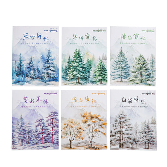 #20242 Winter Snow Tree Series Sticker