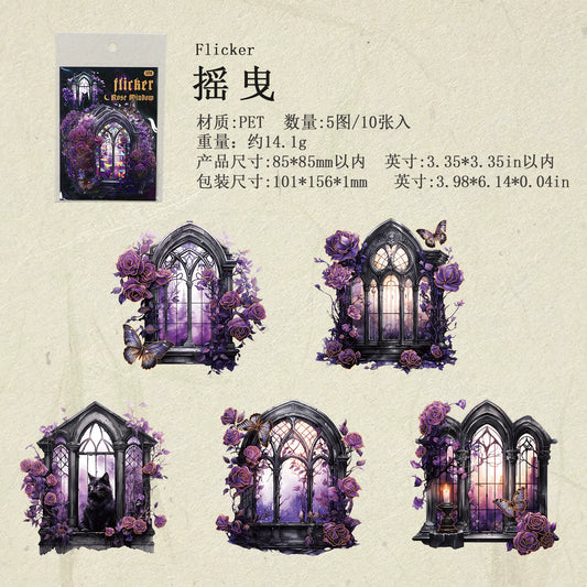 #20394 Rose Window Series Sticker
