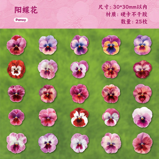 #02955 Mix Flower Series Sticker