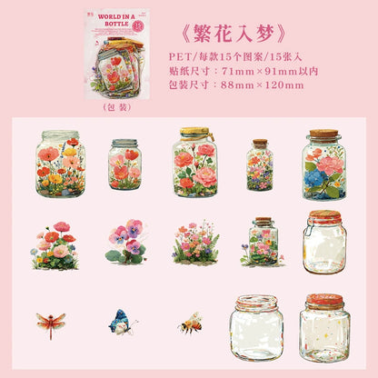 #20190 World In Bottle Series Sticker