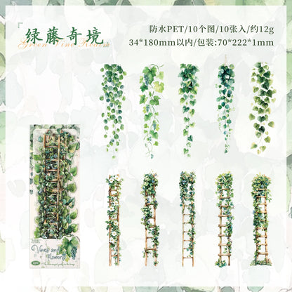 #20250 Flower Strip Series Sticke