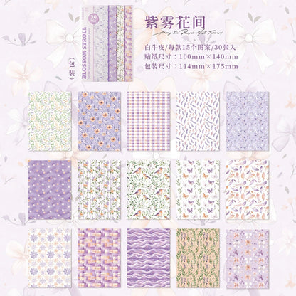 A5#20582 Blossom Stroll Series Paper