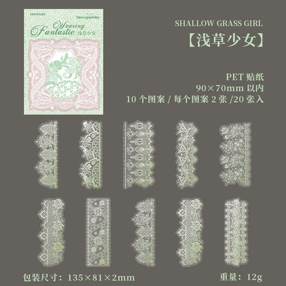 #20188 Lace Strip Series Sticker