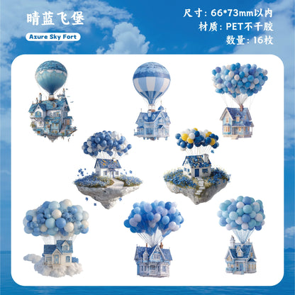 A1#20570 Flying House Series Sticker