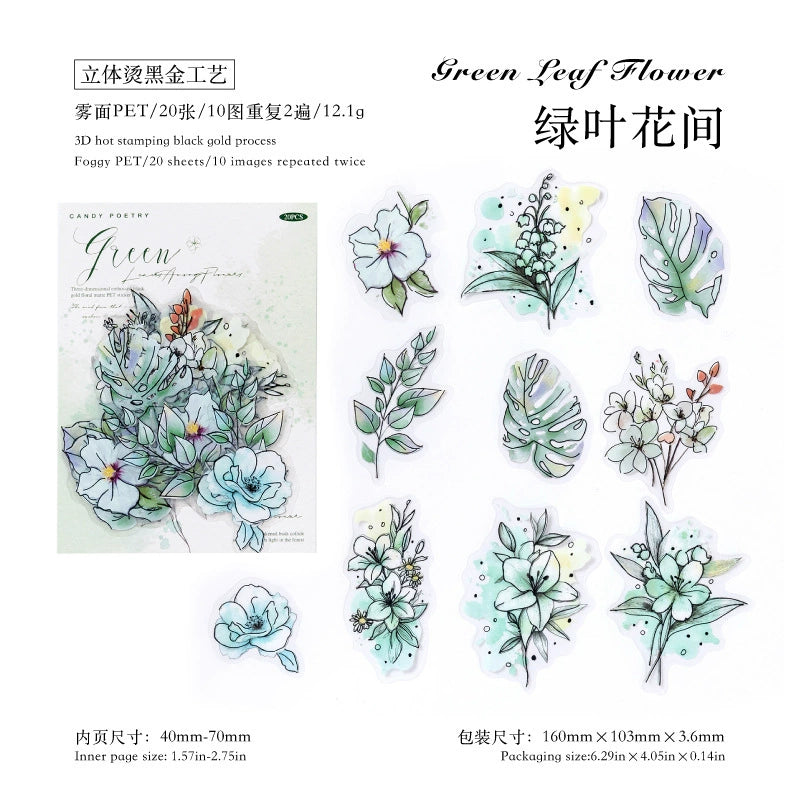 #02893 Flower Series Sticker