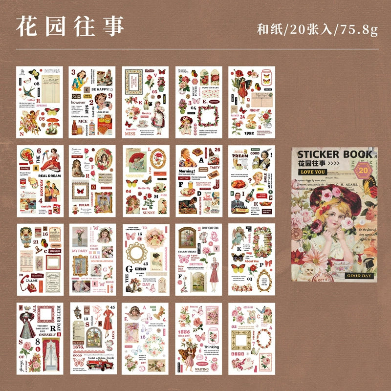 J1#20940 Washi Sticker Book