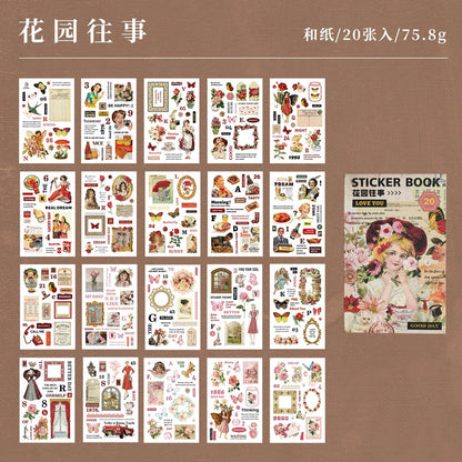 J1#20940 Washi Sticker Book